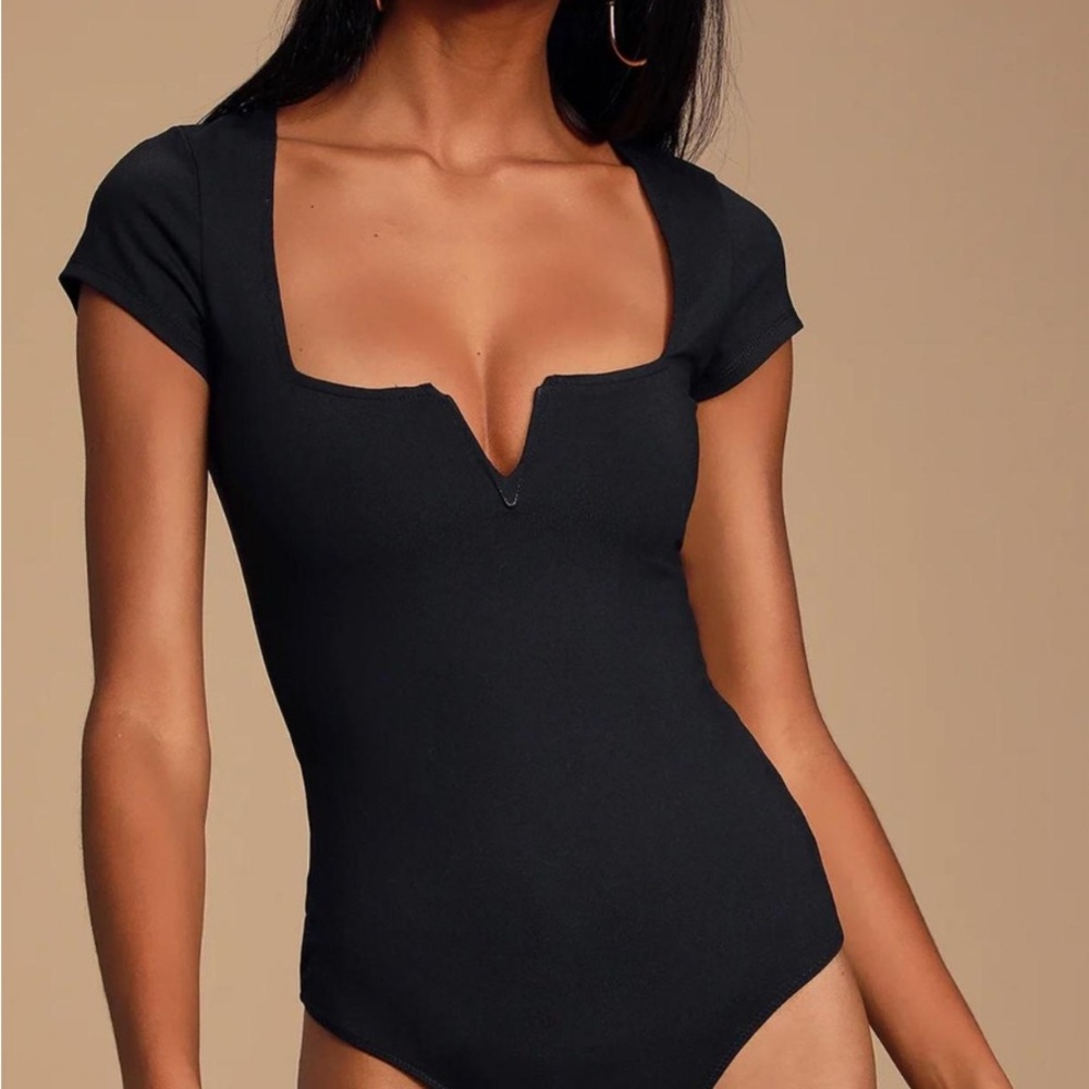 Lulus Black Women's bodysuit top